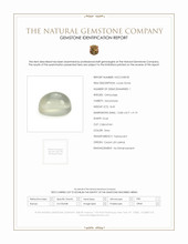 8.43 Ct. Cabochon Moonstone from Ceylon (Sri Lanka) Scan Report