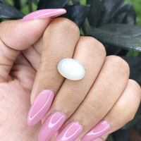 6.19 Ct. Cabochon Moonstone from Ceylon (Sri Lanka) Life Style