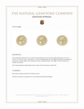 7.34 Ct. Cabochon Moonstone from Ceylon (Sri Lanka) Appraisal