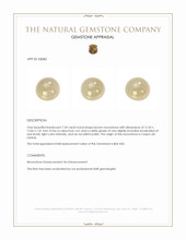 7.34 Ct. Brown Cabochon Moonstone from Ceylon (Sri Lanka) Appraisal