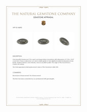 9.96 Ct. Cabochon Moonstone from Ceylon (Sri Lanka) Appraisal