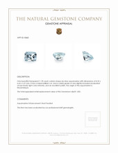 1.78 Ct. Aquamarine from Mozambique Appraisal