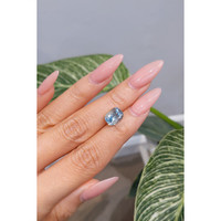 2.74 Ct. Aquamarine from Mozambique Life Style