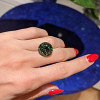 12.58 Ct. Demantoid Garnet from Madagascar Life Style