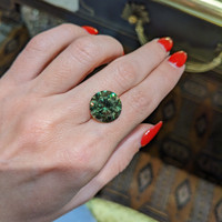 12.58 Ct. Demantoid Garnet from Madagascar Life Style