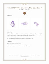 1.19 Ct. Purple Spinel from Tanzania Appraisal