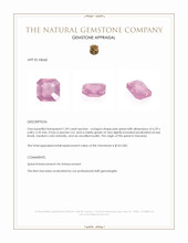 1.09 Ct. Spinel from Tanzania Appraisal
