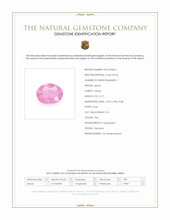 0.77 Ct. Pink Spinel from Tanzania Scan Report