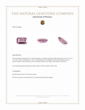 0.69 Ct. Pink Spinel from Tanzania Appraisal