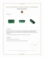 13.96 Ct. Tourmaline from Mozambique Appraisal