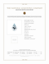 0.75 Ct. Aquamarine from Mozambique Scan Report