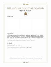 5.02 Ct. Yellow Citrine from Ceylon (Sri Lanka) Appraisal