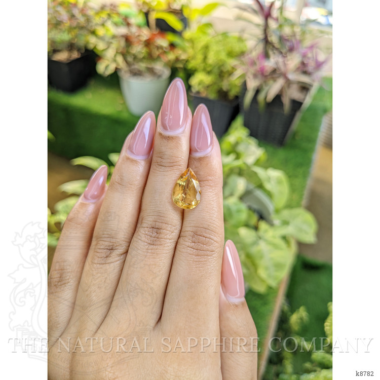 3.95 Ct. Citrine from Ceylon (Sri Lanka)