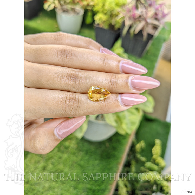 3.95 Ct. Citrine from Ceylon (Sri Lanka)