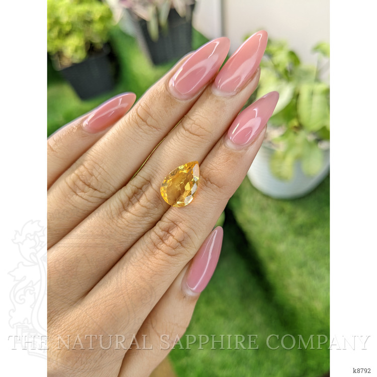 4.05 Ct. Citrine from Ceylon (Sri Lanka)