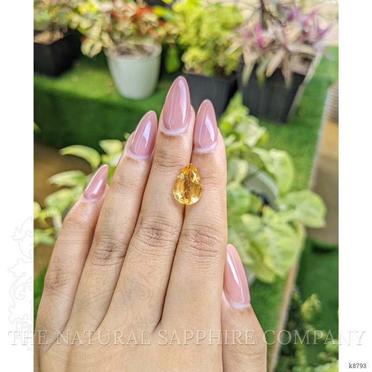 4.08 Ct. Citrine from Ceylon (Sri Lanka)