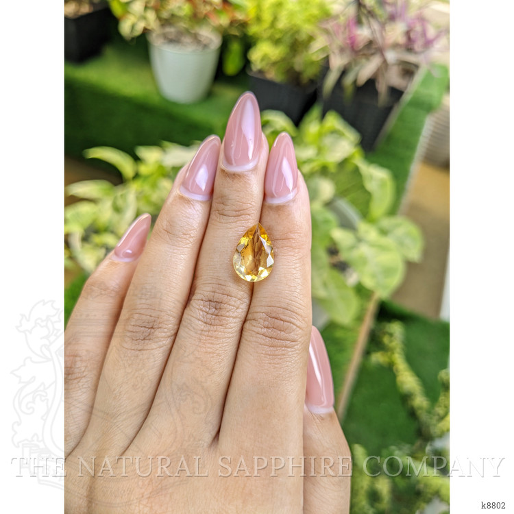 4.11 Ct. Citrine from Ceylon (Sri Lanka)