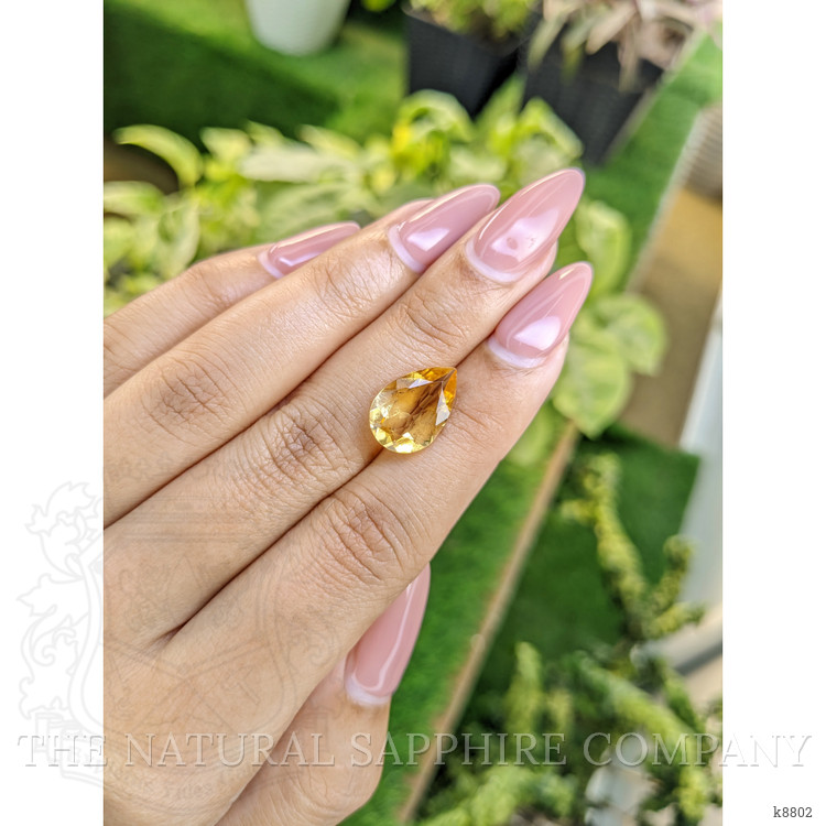 4.11 Ct. Citrine from Ceylon (Sri Lanka)