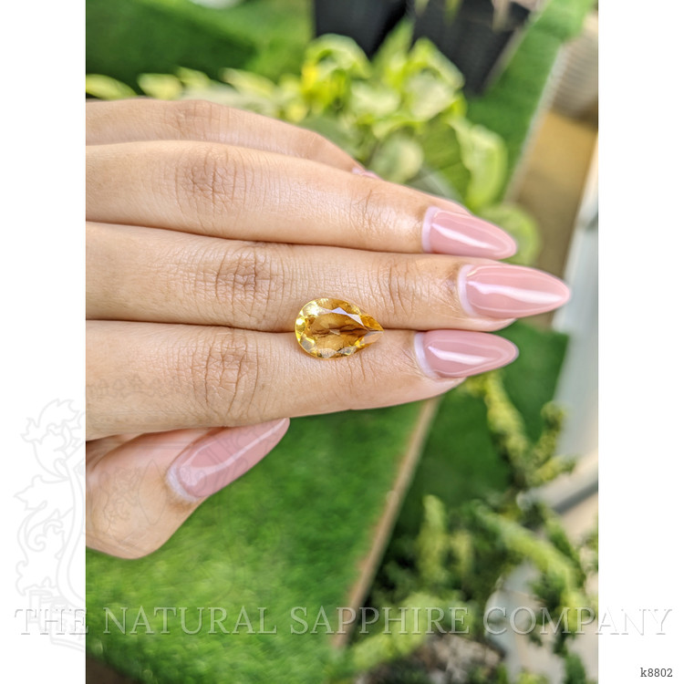 4.11 Ct. Citrine from Ceylon (Sri Lanka)