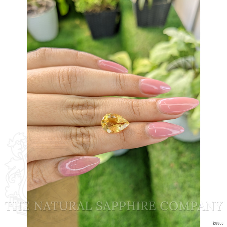 3.86 Ct. Citrine from Ceylon (Sri Lanka)