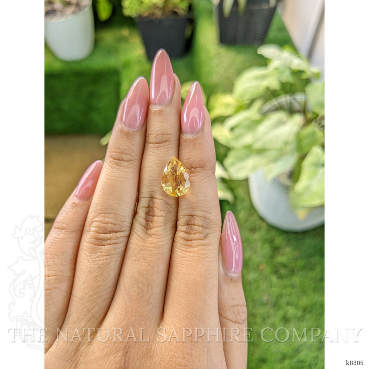 3.86 Ct. Citrine from Ceylon (Sri Lanka)