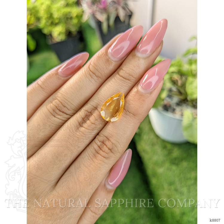 3.25 Ct. Citrine from Ceylon (Sri Lanka)