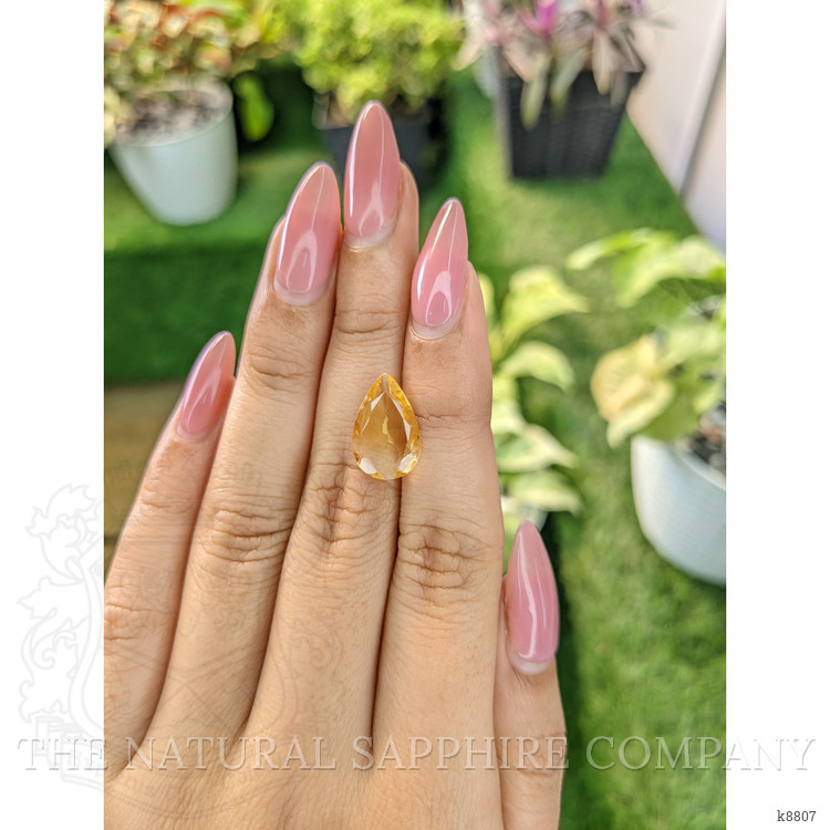 3.25 Ct. Citrine from Ceylon (Sri Lanka)