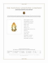 4.69 Ct. Citrine from Ceylon (Sri Lanka) Scan Report