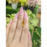 3.98 Ct. Citrine from Ceylon (Sri Lanka) Life Style