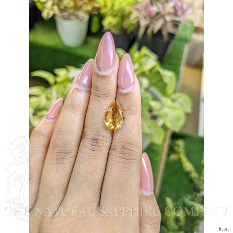 3.98 Ct. Citrine from Ceylon (Sri Lanka)