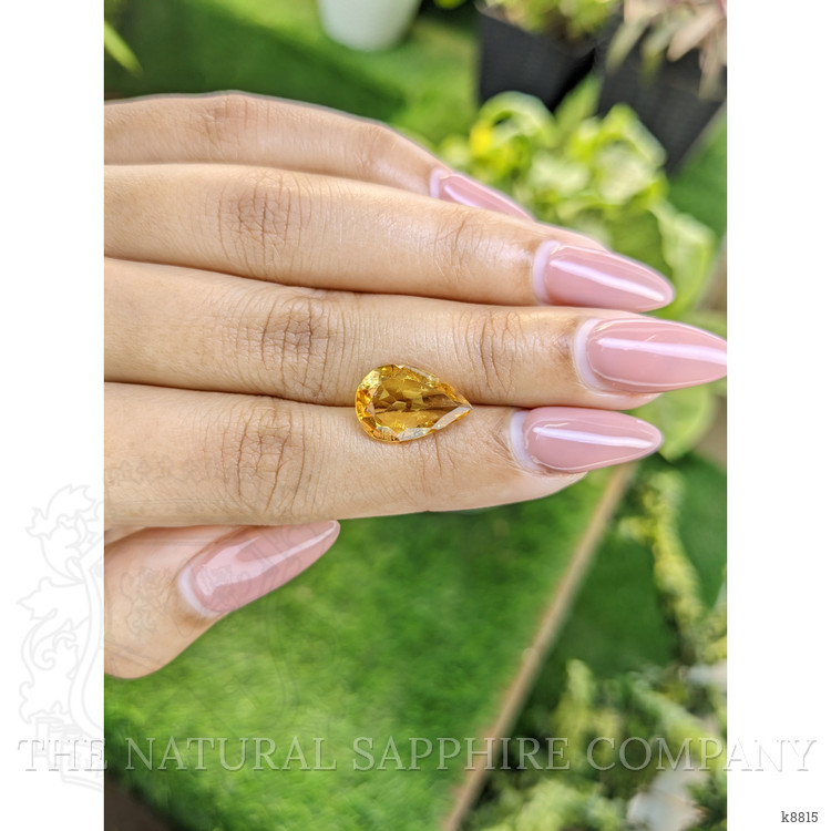 3.98 Ct. Citrine from Ceylon (Sri Lanka)