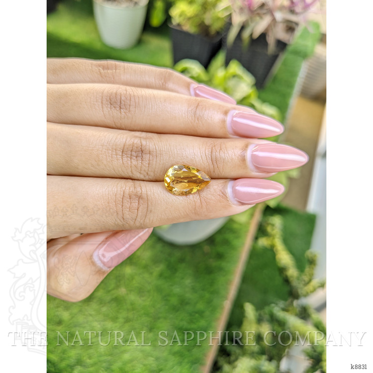 4.08 Ct. Citrine from Ceylon (Sri Lanka)