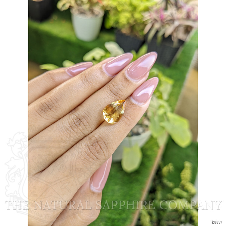 3.99 Ct. Citrine from Ceylon (Sri Lanka)