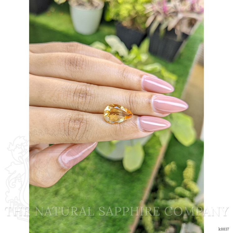 3.99 Ct. Citrine from Ceylon (Sri Lanka)