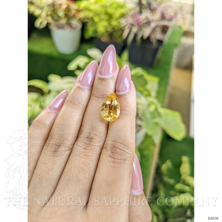 4.86 Ct. Citrine from Ceylon (Sri Lanka)