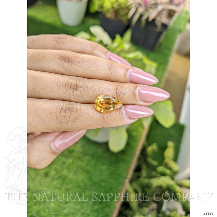 4.86 Ct. Citrine from Ceylon (Sri Lanka)