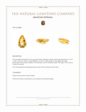 4.54 Ct. Citrine from Ceylon (Sri Lanka) Appraisal