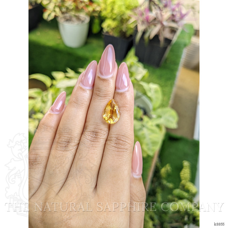 4.54 Ct. Citrine from Ceylon (Sri Lanka)