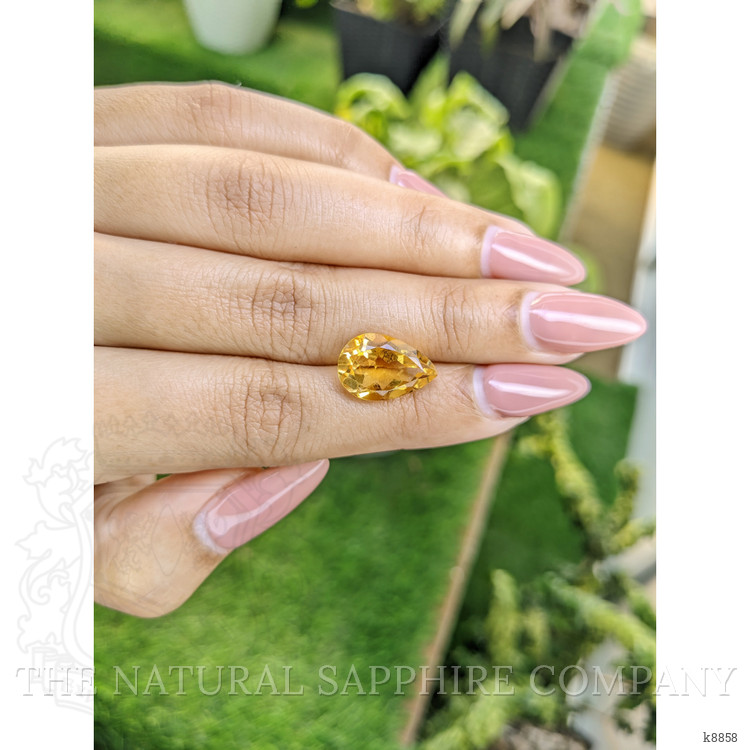 4.93 Ct. Citrine from Ceylon (Sri Lanka)