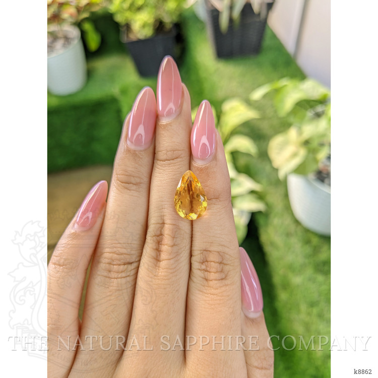 4.85 Ct. Citrine from Ceylon (Sri Lanka)