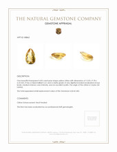4.83 Ct. Citrine from Ceylon (Sri Lanka) Appraisal