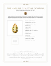 4.74 Ct. Citrine from Ceylon (Sri Lanka) Scan Report