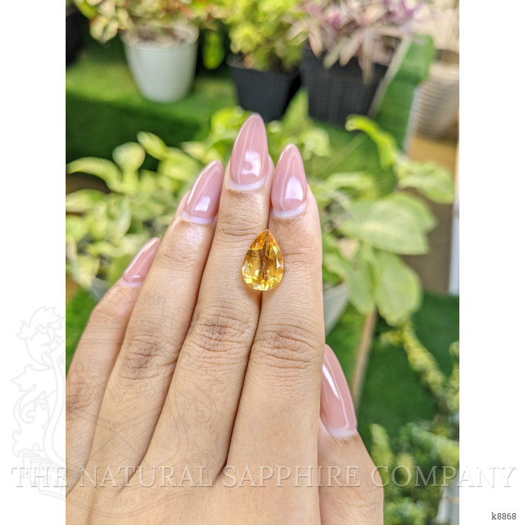 3.96 Ct. Citrine from Ceylon (Sri Lanka)