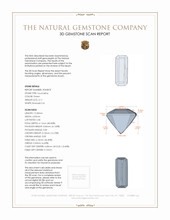 2.11 Ct. Tourmaline from Pakistan 3 D Scan Report