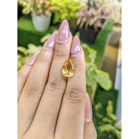 4.12 Ct. Citrine from Ceylon (Sri Lanka) Life Style