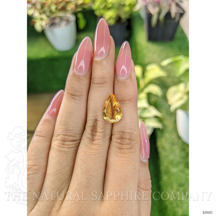 4.16 Ct. Citrine from Ceylon (Sri Lanka)