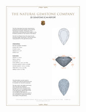 4.59 Ct. Citrine from Ceylon (Sri Lanka) 3 D Scan Report