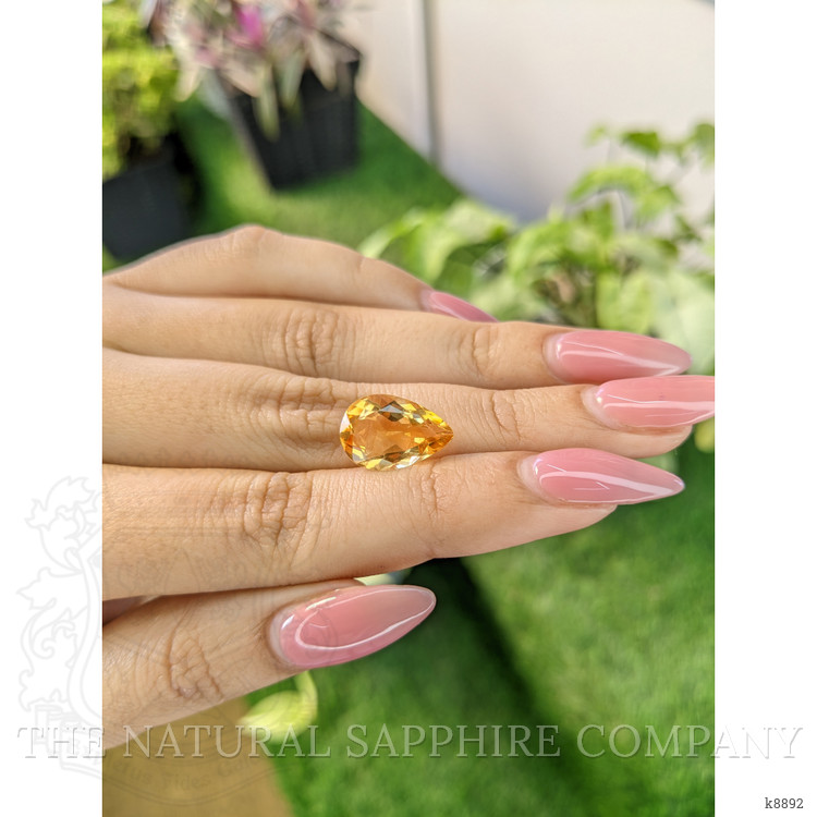 4.96 Ct. Citrine from Ceylon (Sri Lanka)