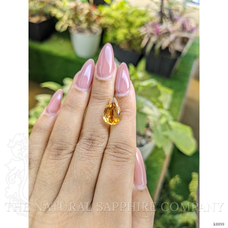 3.97 Ct. Citrine from Ceylon (Sri Lanka)
