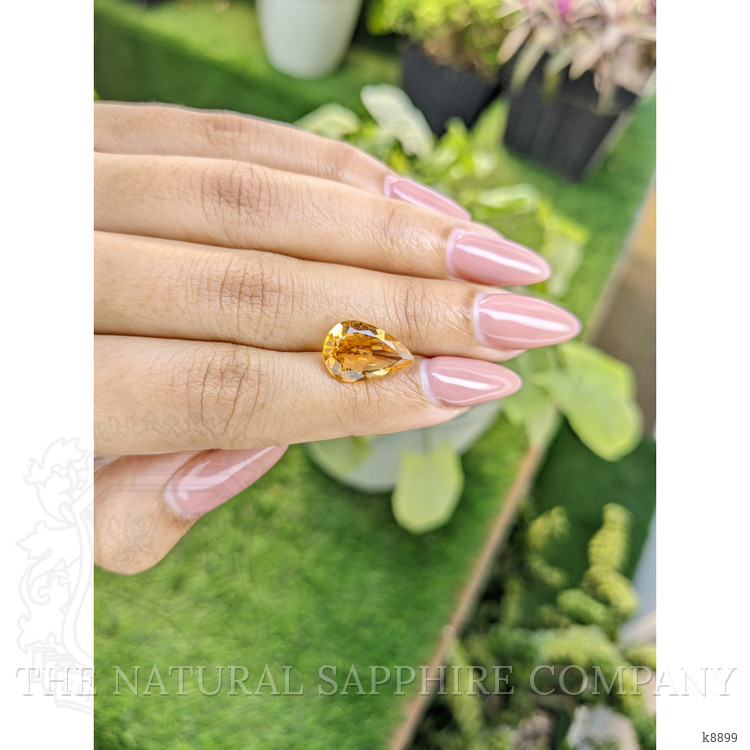 3.97 Ct. Citrine from Ceylon (Sri Lanka)